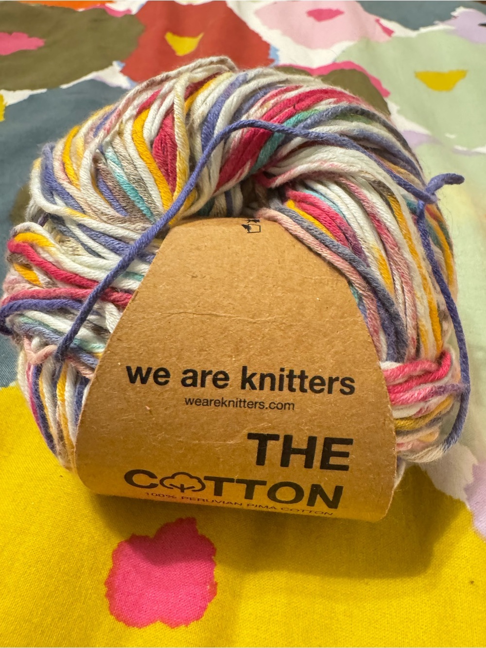We Are Knitters The Cotton The Hand Painted Sprinkle - Limited Edition Yarn